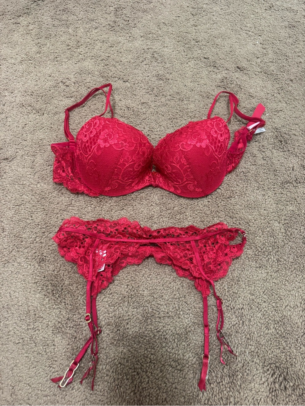 Victoria secret Bra and Garter Set